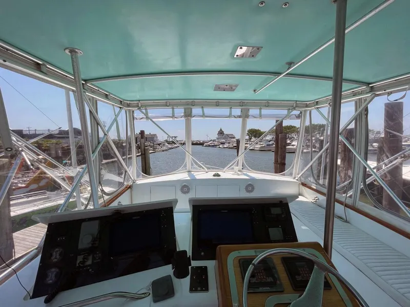 Slide: The Image of Custom Carolina Lewis Brothers 54 Flybridge S/F 1995 - 3371126