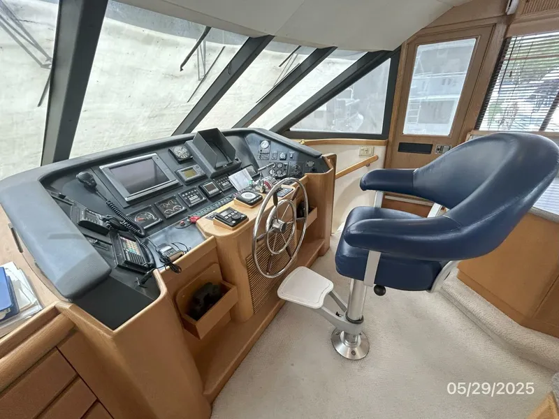 Slide: The Image of 58' West Bay pilothouse helm2 - 5412775