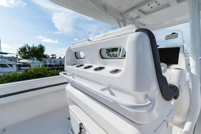 Slide: The Image of Intrepid 32 Double G - Stainless Steel Rod Holders and Cup Holders 2015 32 Intrepid 327 Double G - 3457142