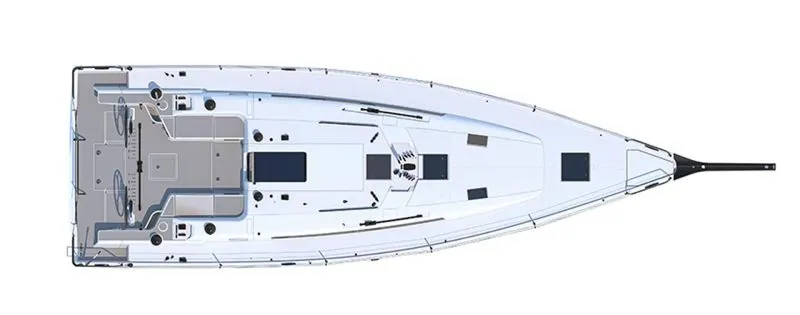 Slide: The Image of Beneteau FIRST 44 PERFORMANCE  Deck Layout - 3497130