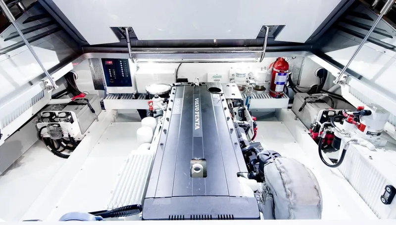 Slide: The Image of Engine Room Volvo D6 370HP - 3615659