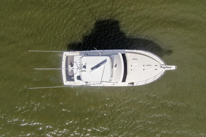 Slide: The Image of 1981 Bertram 42 Convertible Balls To The Wall Top View - 3686964