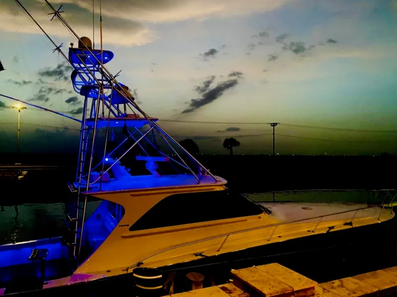 Slide: The Image of 2008 Viking 52 Sport Coupe She's All Hooked Up - 3669307