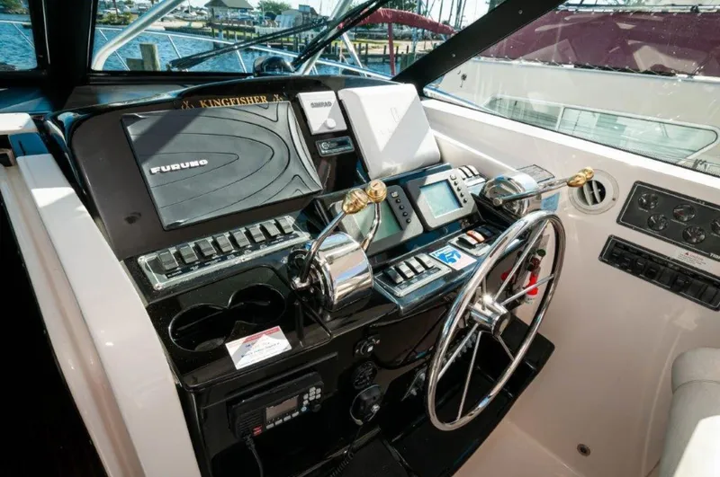 Slide: The Image of 2003 Tiara Yachts 4200 Open  Kingfisher Helm 3 - 3670312