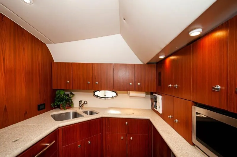 Slide: The Image of 2003 Tiara Yachts 4200 Open  Kingfisher  Galley - 3670298