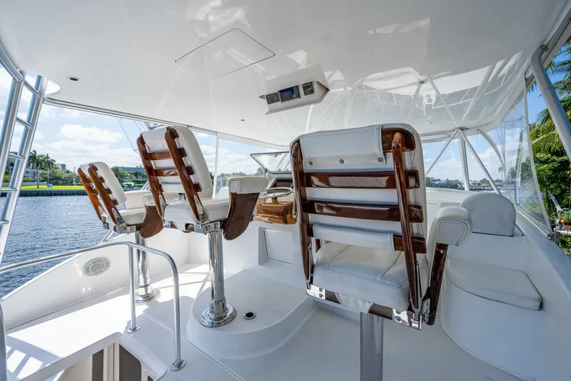 Slide: The Image of Flybridge 2005 Viking 74 Convertible - Reel Estate - 7658396