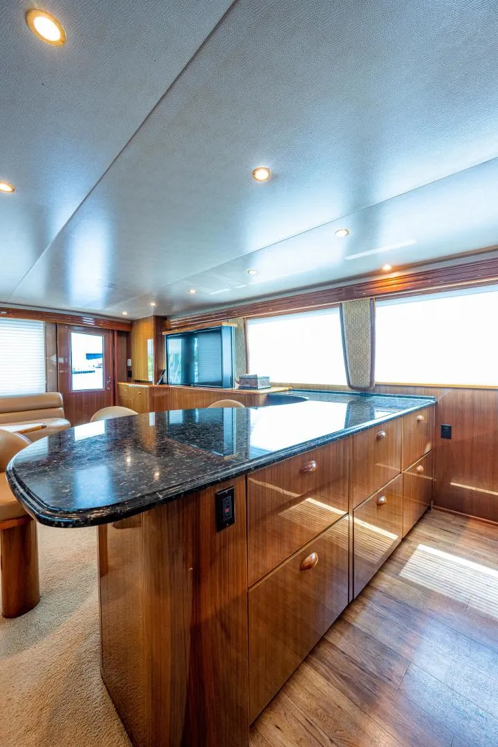 Slide: The Image of Galley 2005 Viking 74 Convertible - Reel Estate - 3698184