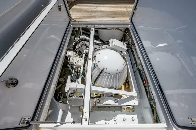 Slide: The Image of Cockpit 2005 Viking 74 Convertible - Reel Estate - 7658415