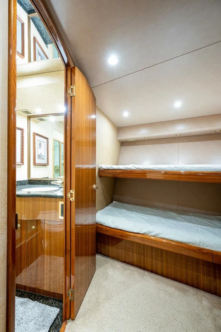 Slide: The Image of Guest Stateroom 2005 Viking 74 Convertible - Reel Estate - 7658388