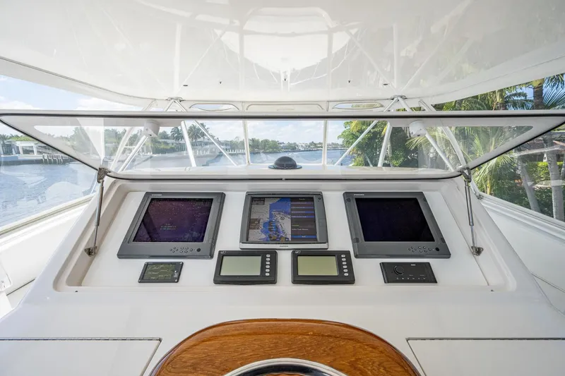 Slide: The Image of Flybridge 2005 Viking 74 Convertible - Reel Estate - 3698355