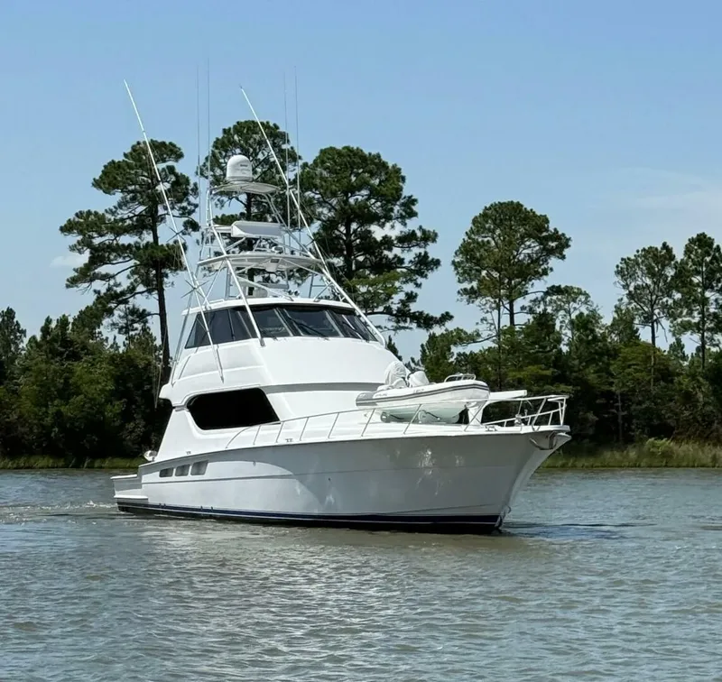 The Image of 2002 65 Hatteras Convertible Moontan Profile - 5474688
