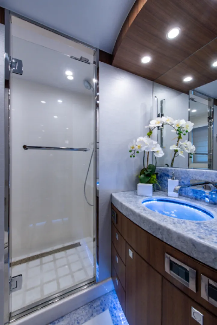 Slide: The Image of 2020 Hargrave 120' G120 Signature Series - Guest Stateroom Head - 3702572