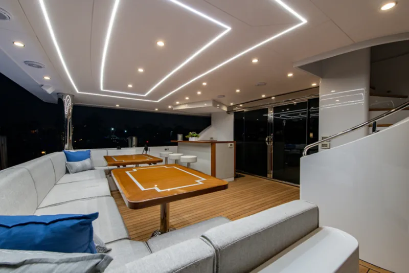 Slide: The Image of 2020 Hargrave 120' G120 Signature Series - Aft Deck - 3702607