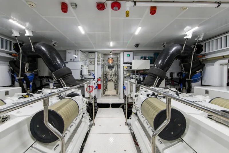 Slide: The Image of 2020 Hargrave 120' G120 Signature Series - Engine Room - 3702625