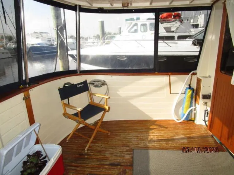 Slide: The Image of 36' Kadey-Krogen aftdeck port - 3706690