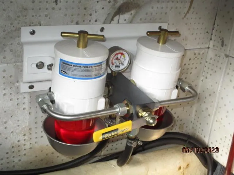 Slide: The Image of 36' Kadey-Krogen Racor fuel filters - 3706717