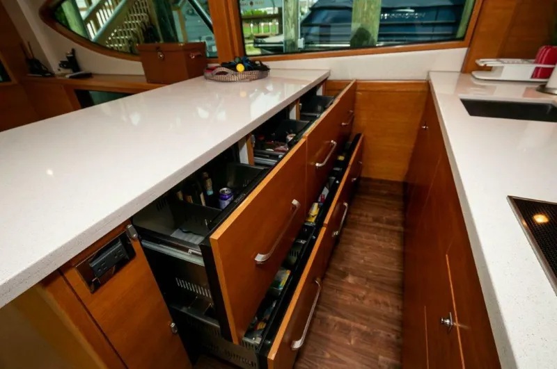 Slide: The Image of 2016 Hatteras GT60 KNOT ON CALL Galley 3 - 3748470
