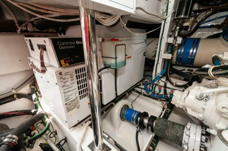 Slide: The Image of 2016 Hatteras GT60 KNOT ON CALL Port Generator - 3748498