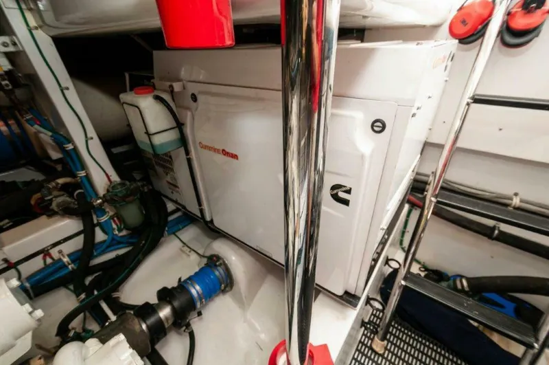 Slide: The Image of 2016 Hatteras GT60 KNOT ON CALL Stbd Generator - 3748499