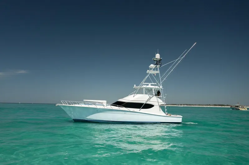 Slide: The Image of 2016 Hatteras GT60 KNOT ON CALL Port Side - 3858094