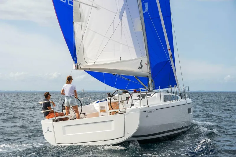 Slide: The Image of New Beneteau OCEANIS 37.1 Flying with the Spinnaker - 3873638