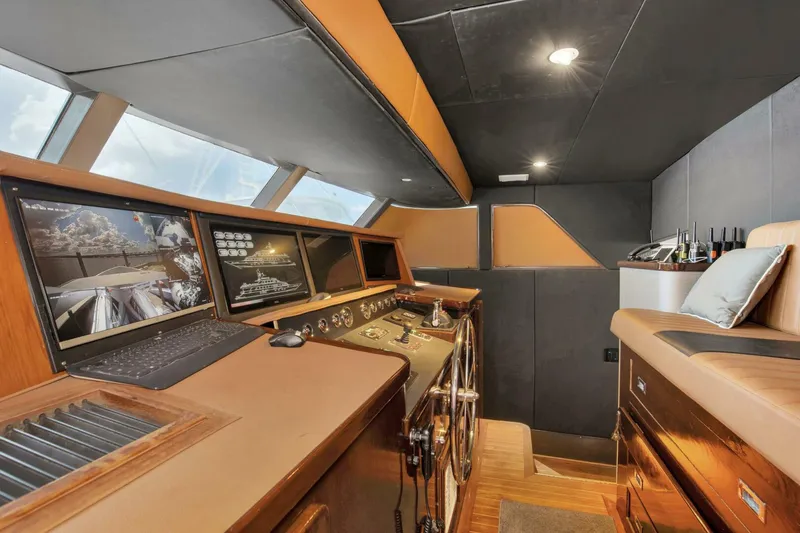 Slide: The Image of 1983 Broward 108 Cockpit Motor Yacht Lady P - 3780634