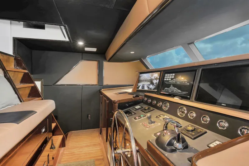 Slide: The Image of 1983 Broward 108 Cockpit Motor Yacht Lady P - 3780635
