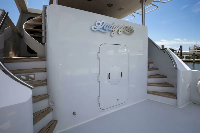 Slide: The Image of 1983 Broward 108 Cockpit Motor Yacht Lady P - 3780651