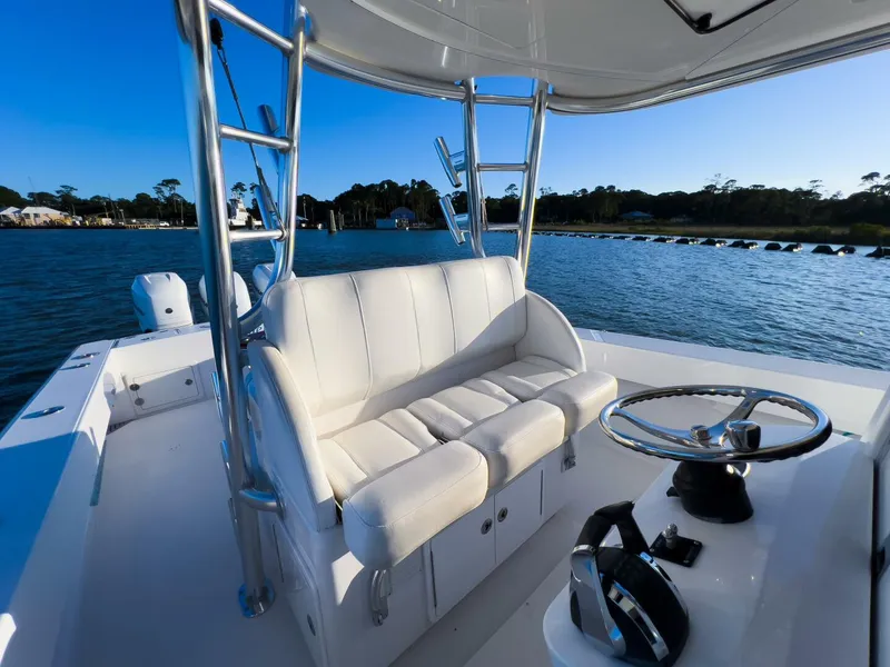 Slide: The Image of Bahama 41 Blue Bird - Helm Seats and Helm Controls 2015 Bahama 41 Center Console Blue Bird - 3929516