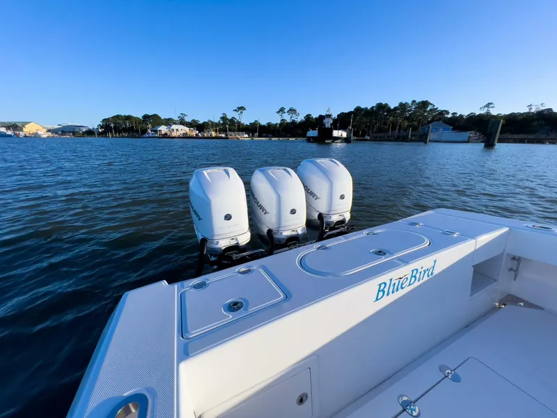Slide: The Image of Bahama 41 Blue Bird - Transom and Engines 2015 Bahama 41 Center Console Blue Bird - 3929521