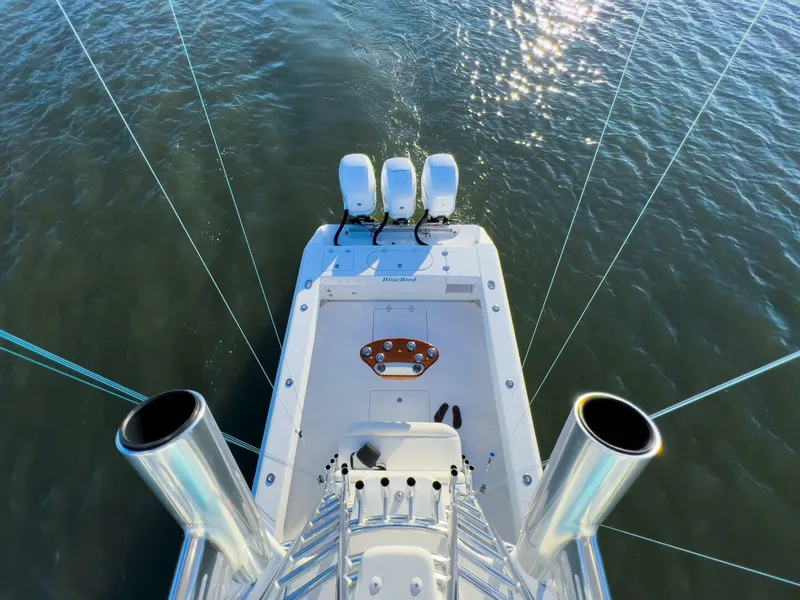 Slide: The Image of Bahama 41 Blue Bird - Tower Rod Holders 2015 Bahama 41 Center Console Blue Bird - 3929524
