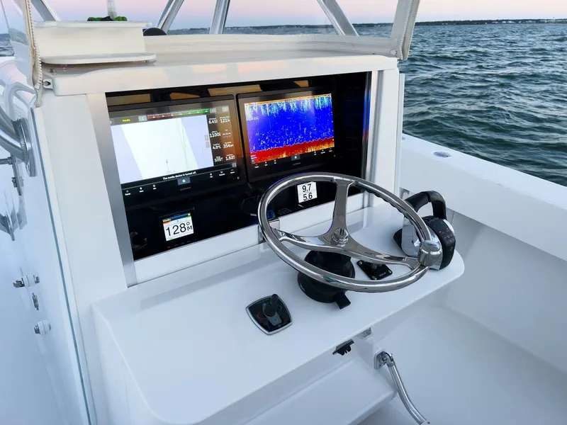 Slide: The Image of Bahama 41 Blue Bird - Helm Electronoics and Controls 2015 Bahama 41 Center Console Blue Bird - 3929527