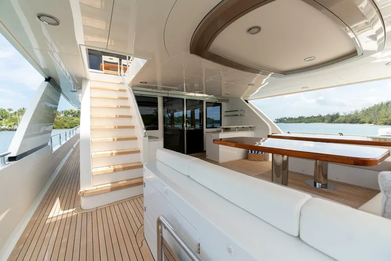 Slide: The Image of Ocean Alexander 100 Zephyr-Aft Deck 2019 Ocean Alexander 100 Motor Yacht-Zephyr - 3930398