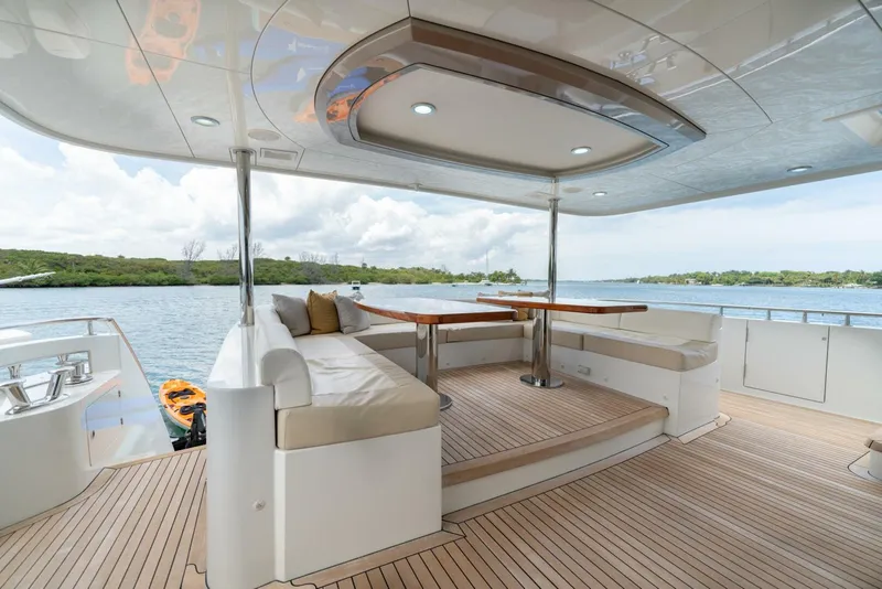 Slide: The Image of Ocean Alexander 100 Zephyr-Aft Deck 2019 Ocean Alexander 100 Motor Yacht-Zephyr - 3930401