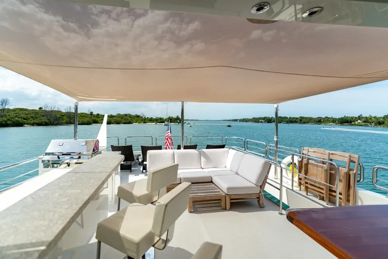 Slide: The Image of Ocean Alexander 100 Zephyr-Upper Deck 2019 Ocean Alexander 100 Motor Yacht-Zephyr - 3930407