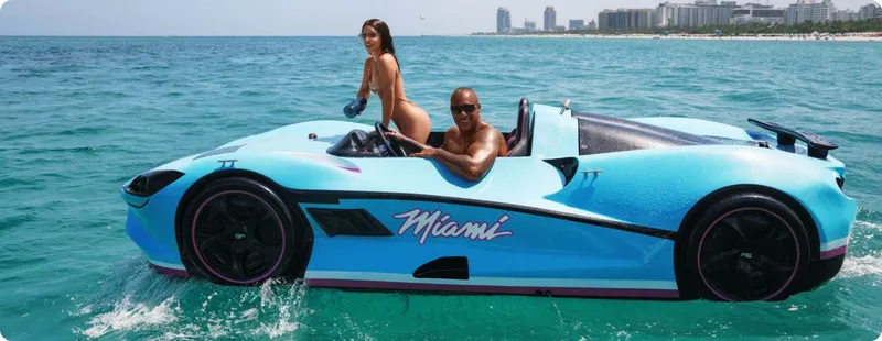 Slide: The Image of Watersports Car Series X Jet Car Boat 2023 - 3938507