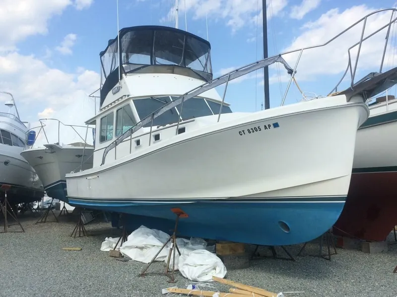Slide: The Image of Nauset 35 Flybridge Downeast Cruiser 1989 - 3960791