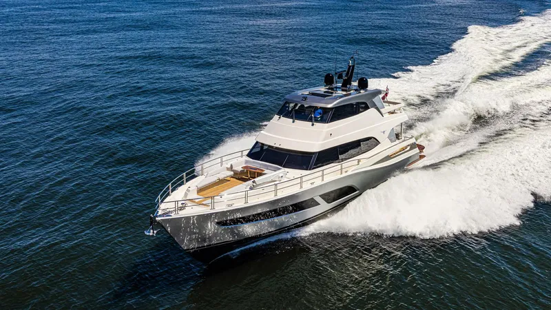 Slide: The Image of Riviera 78 Motor Yacht Running 04 - 3944810