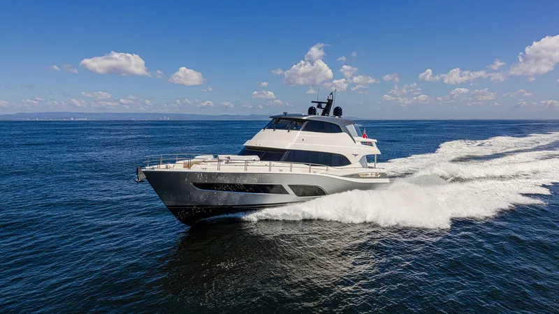 Slide: The Image of Riviera 78 Motor Yacht Running 020 - 3944807