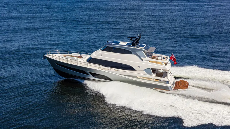 Slide: The Image of Riviera 78 Motor Yacht Running 010 - 3944805