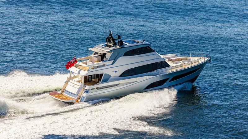 Slide: The Image of Riviera 78 Motor Yacht Running 018 1 - 3944808