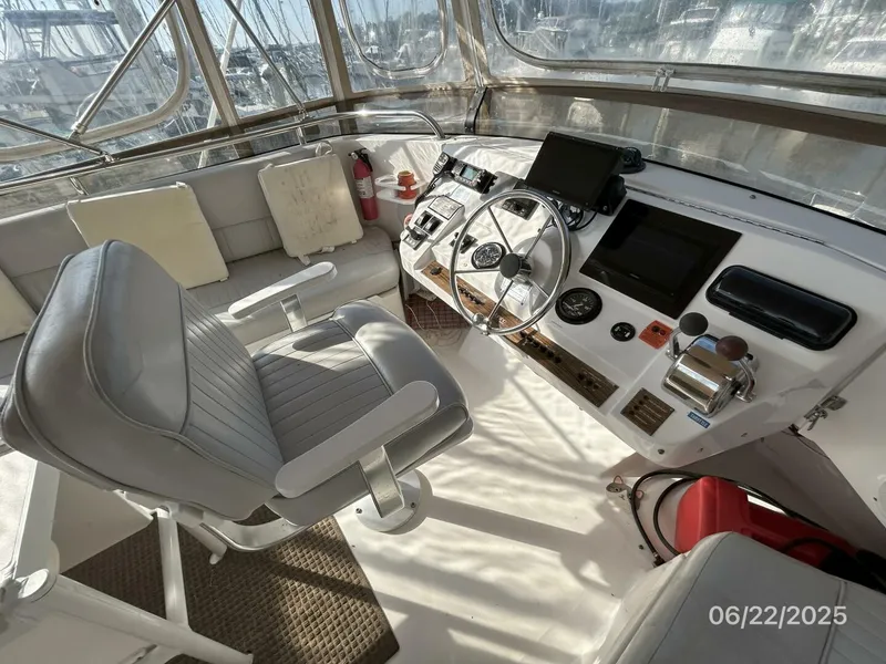 Slide: The Image of 39' Mainship flybridge helm1 - 5435755
