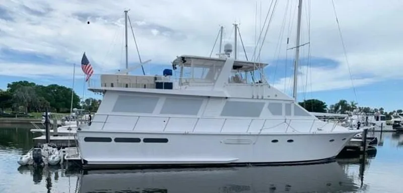 Slide: The Image of 1988 Viking Cockpit Motor Yacht - 3978576