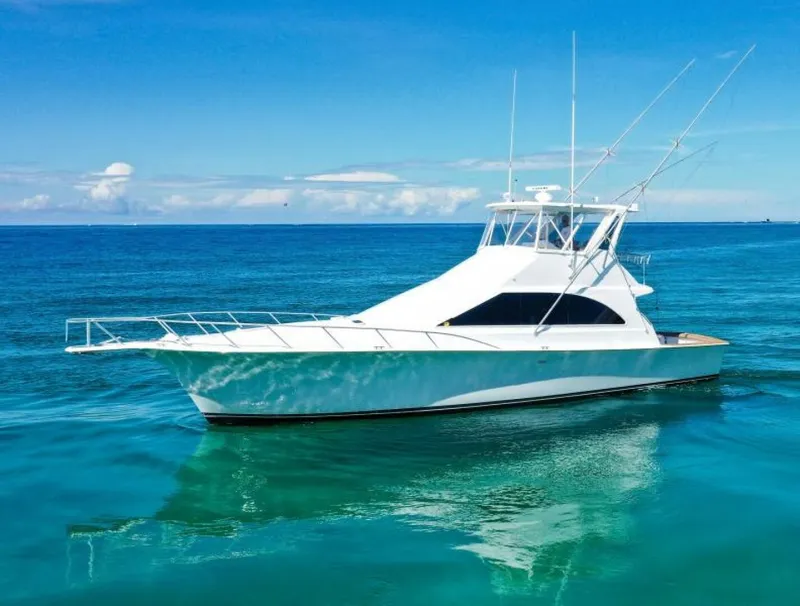 Slide: The Image of 1998 Ocean Yachts 48 Super Sport  Port Profile - 3993048