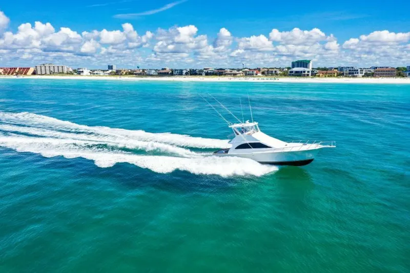 Slide: The Image of 1998 Ocean Yachts 48 Super Sport  Ariel 2 - 3993055