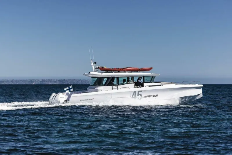 Slide: The Image of Axopar 45 XC Cross Cabin 2025 - 4002947