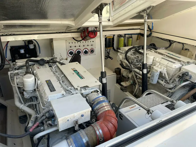 Slide: The Image of Cabo Express 35 - Reelistic -Engine Room 2001 Cabo 35 Express - Reelistic - 4008202