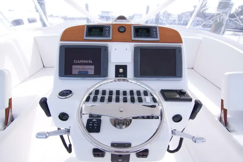 Slide: The Image of Out Island 38 Express-Helm 2009 Out Island 38 Express No Bones About It - 4017262