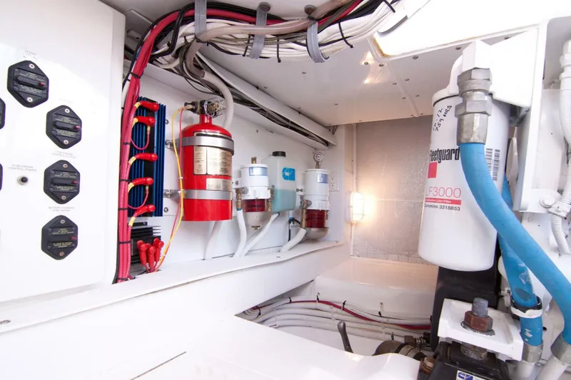 Slide: The Image of Out Island 38 Express-Engine Room 2009 Out Island 38 Express No Bones About It - 4017299