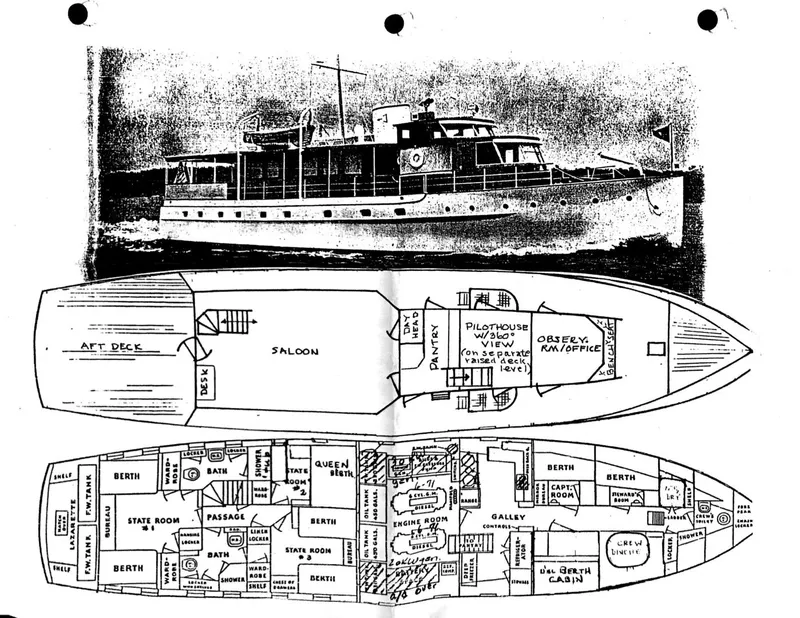 Slide: The Image of Trumpy Raised Pilot House 1947 - 4041141